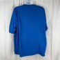 Sandy River Blue Cotton Mens T-Shirt 2XLT Pocket Crew Neck Short Sleeve Casual
