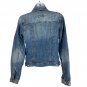 Maurices Womens Small Blue Denim Jacket Cotton Blend Button Down Made In China