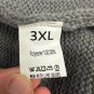 Striped Open Front Cardigan Womens 3XL Casual Fit Lightweight Knit Pink/Tan/Gray