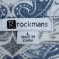 Rockmans Womens L Paisley Top Multi-Colored Embellished Scoop Neck Short Sleeves