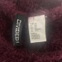 H&M Divided Womens Fuzzy Knit Sweater XS Burgundy Long Sleeve Pullover