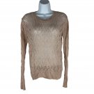 Lauren Conrad Womens XS Lace Knit Sweater Beige 75% Acrylic & 25% Nylon Lauren Conrad Womens XS Lace Knit Sweater Beige 75% Acrylic & 25% Nylon