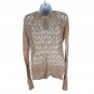 Lauren Conrad Womens XS Lace Knit Sweater Beige 75% Acrylic & 25% Nylon