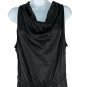 Red Haute Womens Black Sleeveless Drape Neck High-Low Dress Size L