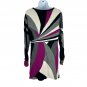 Alfani Women's XS Abstract Pattern Cotton Tunic Sweater Dress