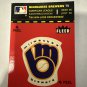 1980 Fleer Laughlin World Series Team Logo Sticker Backs - Enos Slaughter #1946