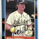 1988 Donruss - Mickey Tettleton, Mickey Tettleton #103 Solid Blue Upper Right...