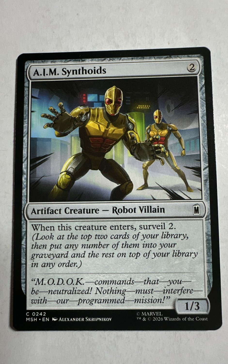 A.I.M. Synthoids Marvel Super Heroes Regular