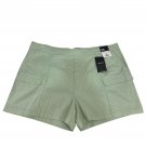 Lee Comfort Waistband Women’s XXL Soft Sage Cargo Shorts Lightweight