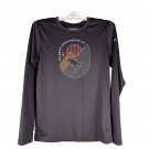 Columbia Sportswear Co. Men's Long Sleeve Graphic T-Shirt L 100% Polyester Black Columbia Sportswear Co. Men's Long Sleeve Graphic T-Shirt L 100% Polyester Black