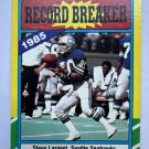 1986 Topps - Record Breaker Steve Largent #4 C* on Copyright Line 1986 Topps - Record Breaker Steve Largent #4 C* on Copyright Line