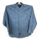 Port & Company Denim Button-Up Shirt With Princess Cruises Logo Size XL Port & Company Denim Button-Up Shirt With Princess Cruises Logo Size XL