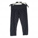 Lululemon Athletica Womens Black Heathered Capri Leggings Size 6 Stretchy Yoga P