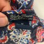 Lucky Brand Womens Tank Top Size M Paisley Print Sleeveless Blue Red Boho Style