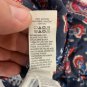 Lucky Brand Womens Tank Top Size M Paisley Print Sleeveless Blue Red Boho Style