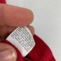 St. Johns Bay Womens Red V-Neck T-Shirt Size S 100% Cotton Casual Short Sleeve
