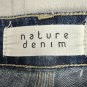 Nature Denim Womens Distressed Skinny Jeans Size 9/28 Frayed Hem Stretch Blue