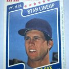 1987 M&M's Star Lineup - Steve Sax #21