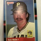 1988 Donruss - Bob Walk #514 Solid Blue Upper Left Corner