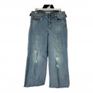 Goodthreads Womens Wide-Leg Distressed Jeans Size 27 Light Wash Goodthreads Womens Wide-Leg Distressed Jeans Size 27 Light Wash