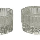 Pressed Glass Scalloped Edge Trinket Dish Ribbed And Diamond Pattern Details