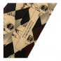 Ralph Martin Argyle Tie Silk Brown & Beige Pattern