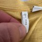 CATO Hello Sunshine Yellow Graphic Tee 14/16W Womens V-Neck Relaxed Fit
