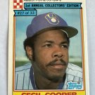 1984 Topps Ralston Purina - Cecil Cooper #27 1984 Topps Ralston Purina - Cecil Cooper #27