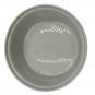 White Ceramic Round Baking Dish Ribbed Textured Sides Oven-Safe Cookware 7.5"x3"