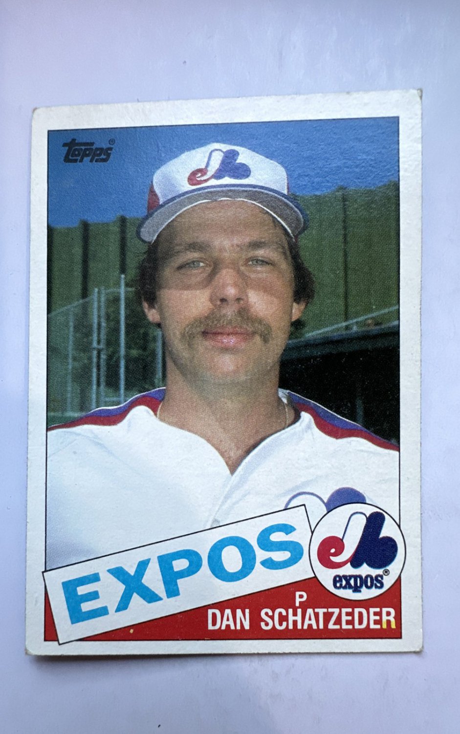 1985 Topps - Dan Schatzeder #501