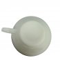 Vintage Restaurant Ware Ceramic Coffee Cup White & Maroon Trim
