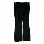 Eileen Fisher Petite Organic Cotton & Lycra Black Bootcut Pants PS
