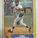 1987 Topps - Lou Whitaker #661