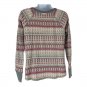Victorias Secret Womens Small Sweater Crewneck Long Sleeve Fair Isle
