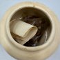 Vintage Potpourri Ceramic Set Design Hand-Painted Rustic Animal & Fruit Accents