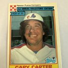 1984 Topps Ralston Purina - Gary Carter #28
