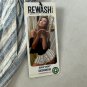 Rewash Brand Womens Striped Linen Blend Beach Shorts Frayed Hem Size M