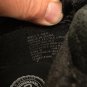 Over The Knee Black Boots Womens Size 9 Med Faux Suede Side Zipper Heritage Logo