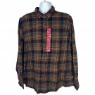 Eddie Bauer Mens XL Flannel Shirt Night Sky Ohio Plaid 100% Cotton Eddie Bauer Mens XL Flannel Shirt Night Sky Ohio Plaid 100% Cotton