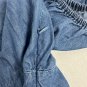 Forever 21 Plus Denim Dress 2X Puff Sleeve Smocked Back Casual Feminine Blue