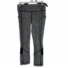 Lululemon Womens Black & White Patterned Athletic Leggings Size 4
