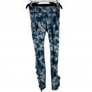 Lululemon Womens Size 2 Tie-Dye High-Waist Leggings Blue & White Performance