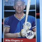 1988 Donruss - Mike Kingery #322 Last Line Begins with For 1988 Donruss - Mike Kingery #322 Last Line Begins with For