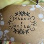 Mason & Belle Womens Floral Maxi Dress Size M Yellow Rayon Short Sleeve Back Cut