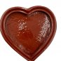 Hand-Painted Heart-Shaped Ceramic Trinket Box With Parrot Design