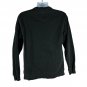 Van Heusen Mens Black Crewneck Sweatshirt L 60% Cotton 40% Polyester