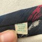 Vintage Company B Mens Navy Tie With Abstract Pattern