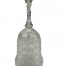 Vintage Federal Glass Co. Windsor Pattern Clear Glass Dinner Bell Cane & Button