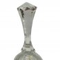Vintage Federal Glass Co. Windsor Pattern Clear Glass Dinner Bell Cane & Button