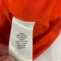 Jessica Simpson Sleeveless Orange Lace Detail Dress Womens Size 4 Cotton Blend